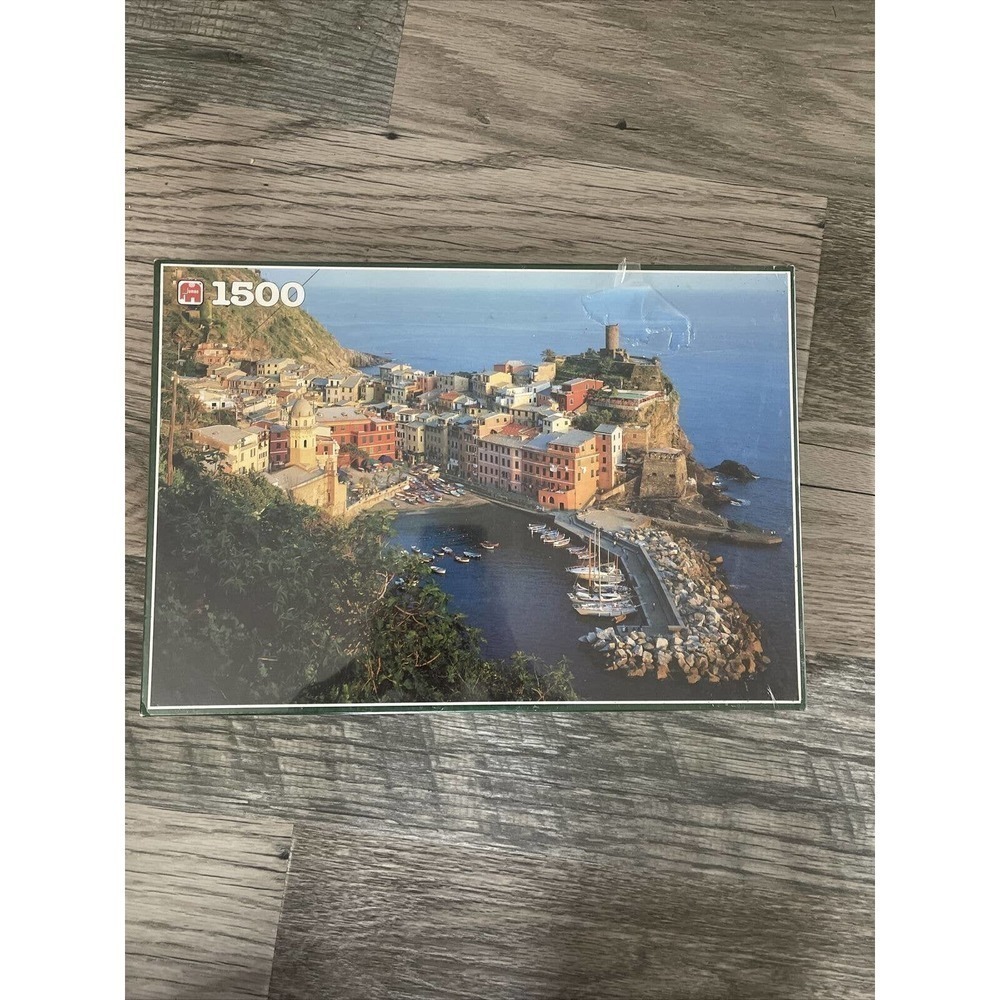 Vintage‎ JUMBO Jigsaw Puzzle. New Sealed, Vernazza, Italy, 1,500 Pieces